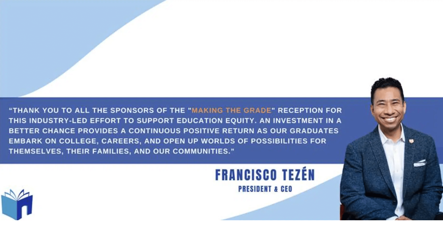 Thank you from CEO Fransciso Tezen to the Investment Grade Community
